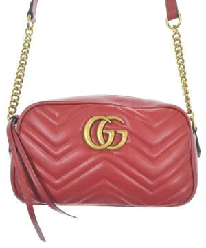 Gucci GG Marmont Camera Bag red quilted leather